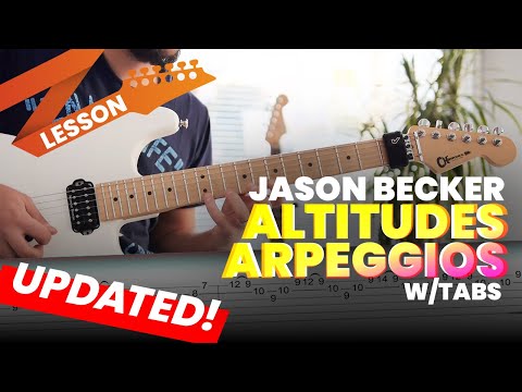 Jason Becker - Altitudes Arpeggios Lesson & Tab (Updated)