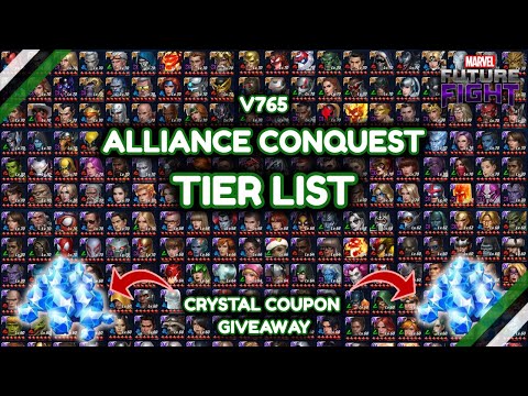 Alliance Conquest Tier List v765  (Top 2 Challenger Certified) | Marvel Future Fight