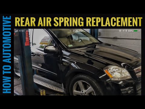 How To Replace The Rear Air Spring On A Mercedes GL 450