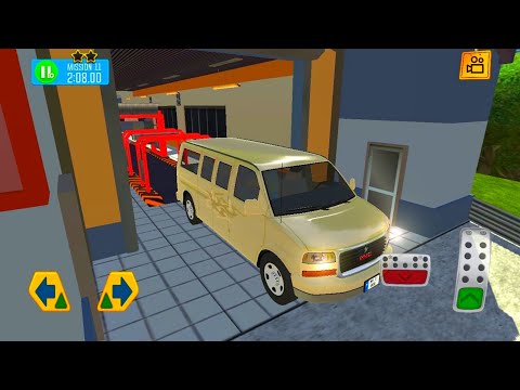 Multi Floor Garage Driver People Carrier - Android Gameplay