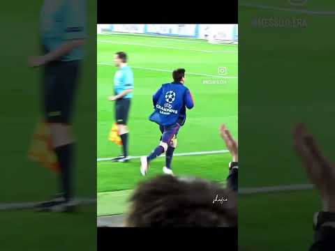 Camp Nous Reaction To Messi Warm Up After 4 Month Injury #viral #foryou #football #messi #barcelona