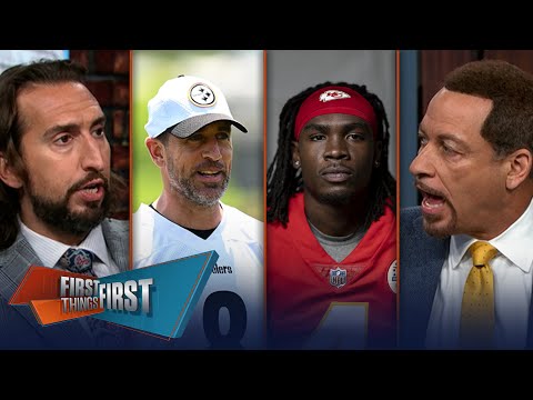 Rodgers 'bought in' with Steelers, Rashee Rice suspension & Chiefs future | FIRST THINGS FIRST