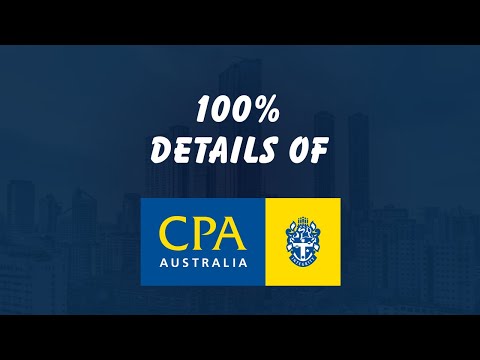 Australian CPA - 100% Details (All the details) | JUST IN 3 Mints