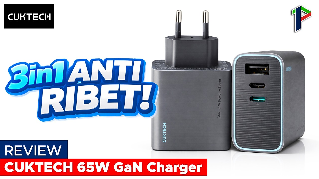 Cuktech 65W GaN3 Charger: Solusi Mudik, 1 Charger Buat Semua Gadget! | Review Indonesia