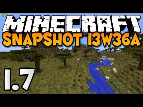 Exploring Minecraft 1.7 Snapshot: New Biomes, Fishing, and More!