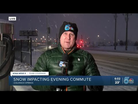 A look at Wednesday night conditions in Colorado Springs