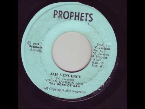 Vivian Jackson & The Sons Of Jah - Jah Vengence + Dub - 7" Prophets 1975 - KILLER