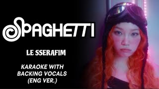 Download lagu LE SSERAFIM - SPAGHETTI (FT. JHOPE OF BTS) -  KARAOKE WITH BACKING VOCALS (ENG VER.)  mp3