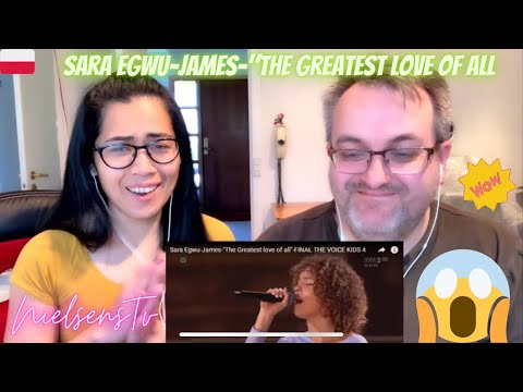 🇩🇰NielsensTv REACTS TO 🇵🇱 Sara Egwu-James-"The Greatest love of all"-FINAŁ THE VOICE KIDS 4😱👏