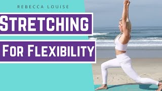 STRETCH &amp; MEDITATE - Yoga for Mindset Routine | Rebecca Louise