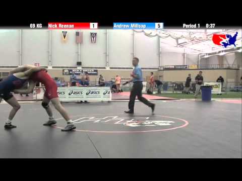 Nick Reenan vs. Andrew Millsap at 2013 ASICS FILA Cadet Nationals - GR