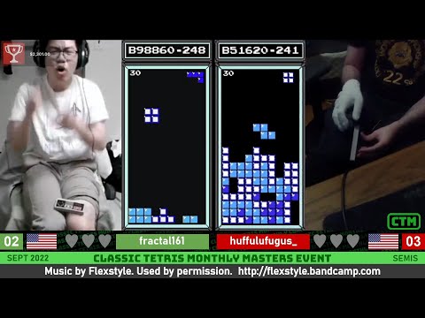 AGGRESSION TO 11! Fractal, Huff | Semis | Classic Tetris Monthly Masters