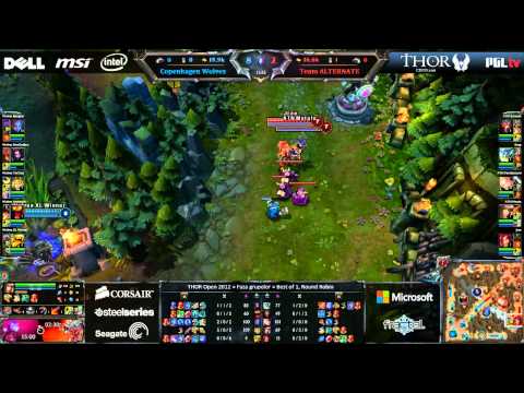 THOR Open 2012 - Copenhagen Wolves vs Team ALTERNATE - Group Stage