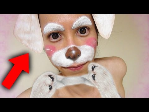 Snow App Dog Filter Makeup Pogo Portal