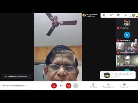 Webinar on "Deep Learning Algorithms for Cloud Robotics"