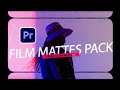How to create film mattes and borders In premiere pro || free download