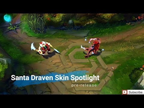Santa Draven || New Skin Spotlight || League of Legends pre-release 2018