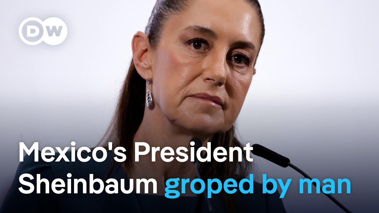 Mexico's President Sheinbaum groped by man | DW News