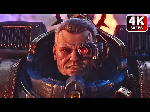 Lord Calgar Saves Ultramarines Scene - Warhammer 40K Space Marine 2 (PS5)