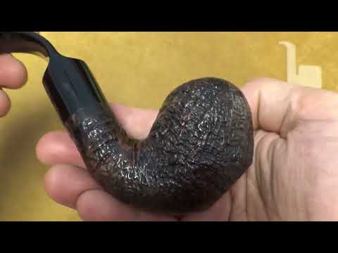 Pipa Mastro Geppetto - Sabbiata - Standup Full Bent Billiard - GP119