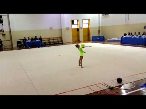 Trofeo ginnastica ritmica a Rho - Mati della Gymart esercizio base palla