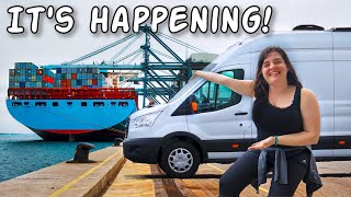 WE'RE SHIPPING OUR VAN TO CANADA