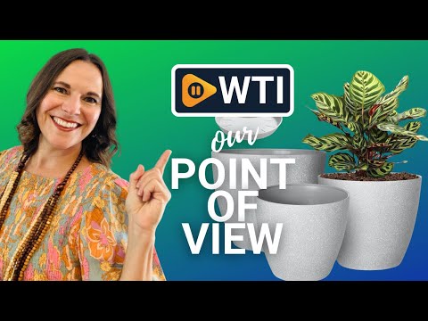 Vanavazon Plant Pots 9/8/7 Inch Set of 3 with Drainage Hole and Tray (Speckled Grey) - WTI product video review