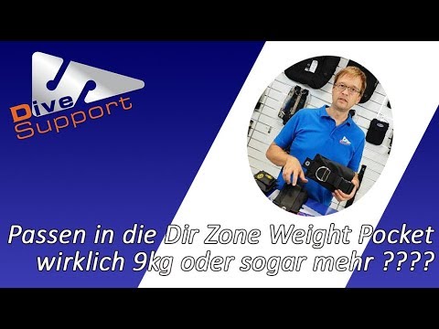 Passen in die Dir Zone Weight Pocket wirklich 9kg oder sogar mehr? | DiveSupport
