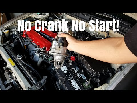 How To Replace A Starter On A Infiniti G20, 200SX and Nissan Sentra!