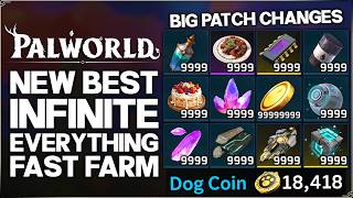 Palworld - How to Farm INFINITE Everything Fast & Easy - Best ALL Resources & Items Farming Guide!