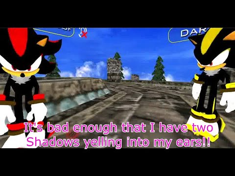 Rouge and Shadow Meet Shadow Android on Angel Island - VRChat