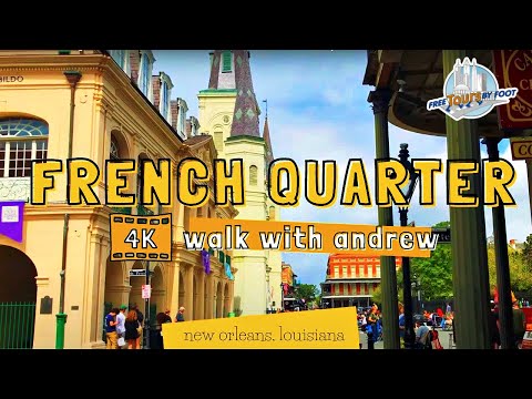 4K Walking Tour through New Orleans' French Quarter (Narrated)
