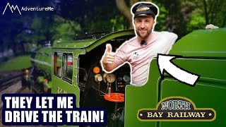 They Let Me Drive at Scarborough's North Bay Railway