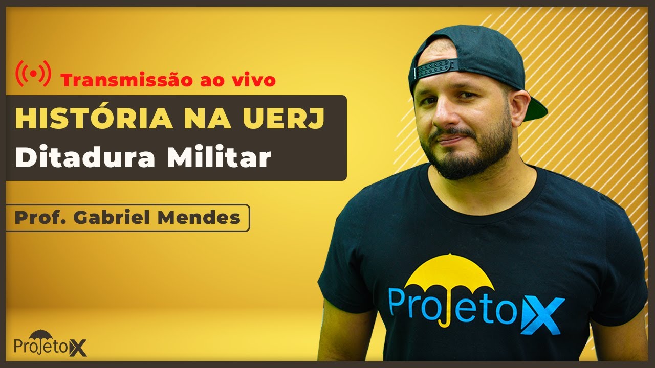 Ao Vivo | História na UERJ | Ditadura Militar - Prof. Gabriel Mendes