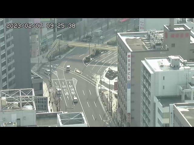 新潟市内（新潟日報メディアシップ20Fから東側）