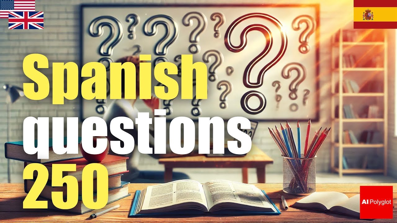 Spanish questions 250 | Passive listening | with hiragana Spanish questions 250 | Passive listening | with hiragana