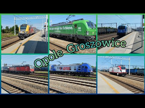 Pociągi na stacji Opole Groszowice latem 2023 roku