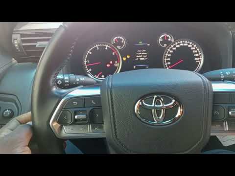 Language changes on Toyota land cruiser 2023