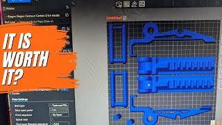3D printing a MacBook stand on the Elegoo Centauri Carbon 2 - 3DHoJor Silk PLA Filament 1.75mm Black