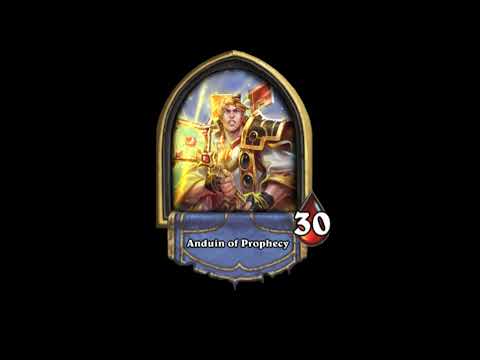 Anduin Of Prophecy All Hero Quotes - Hearthstone