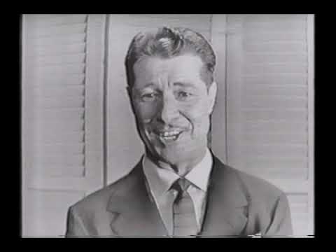 1953 "Coke Time with Eddie Fisher", Don Ameche - 2m 30s.