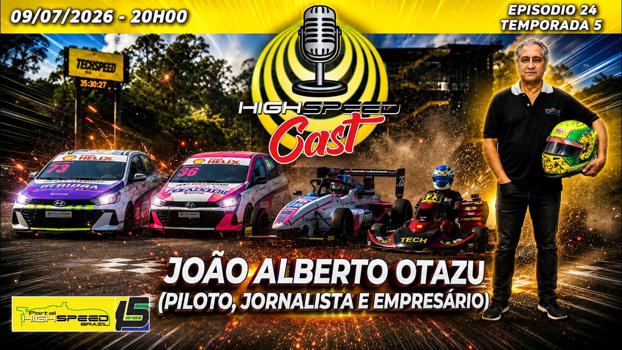 🎙️ JOÃO ALBERTO OTAZÚ | Piloto - Jornalista - Empresário | HIGH SPEED CAST | AO VIVO