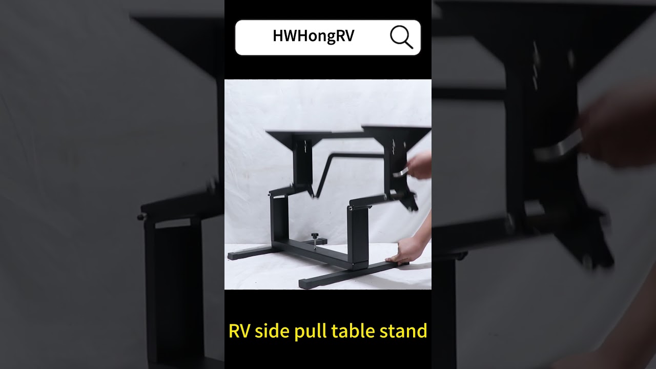 Liftable RV table legs folding RV special legs double folding table frame camping easy to carry