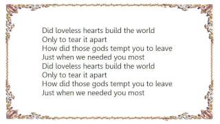 Dido - Loveless Hearts Lyrics