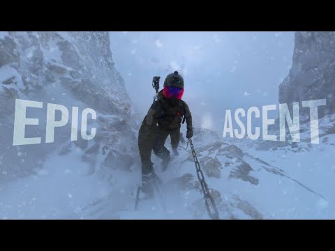 Into the Snowstorm: Mountain Climb in Extreme Conditions