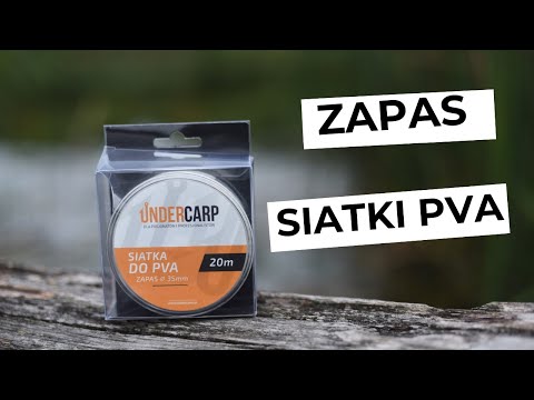 Zapasowa Siatka PVA Under Carp 15mm 7m film wideo 