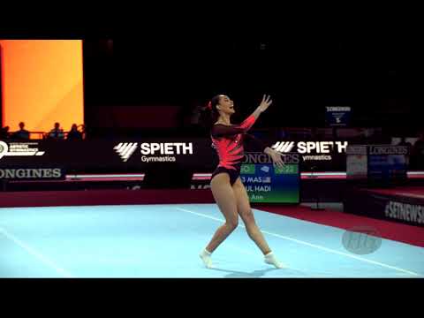 ABDUL HADI Farah Ann (MAS) - 2019 Artistic Worlds, Stuttgart (GER) - Qualifications Floor Exercise