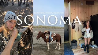 VLOG | Sonoma | hometown, nature, horses, friends