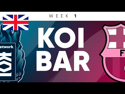 SUPERLIGA ENGLISH RECAST | WEEK 1 - KOI vs BAR with Skain