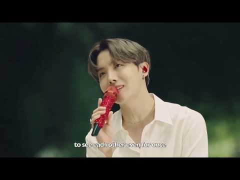 BTS Spring Day with English Lyrics from Dear Class of 2020 Performance